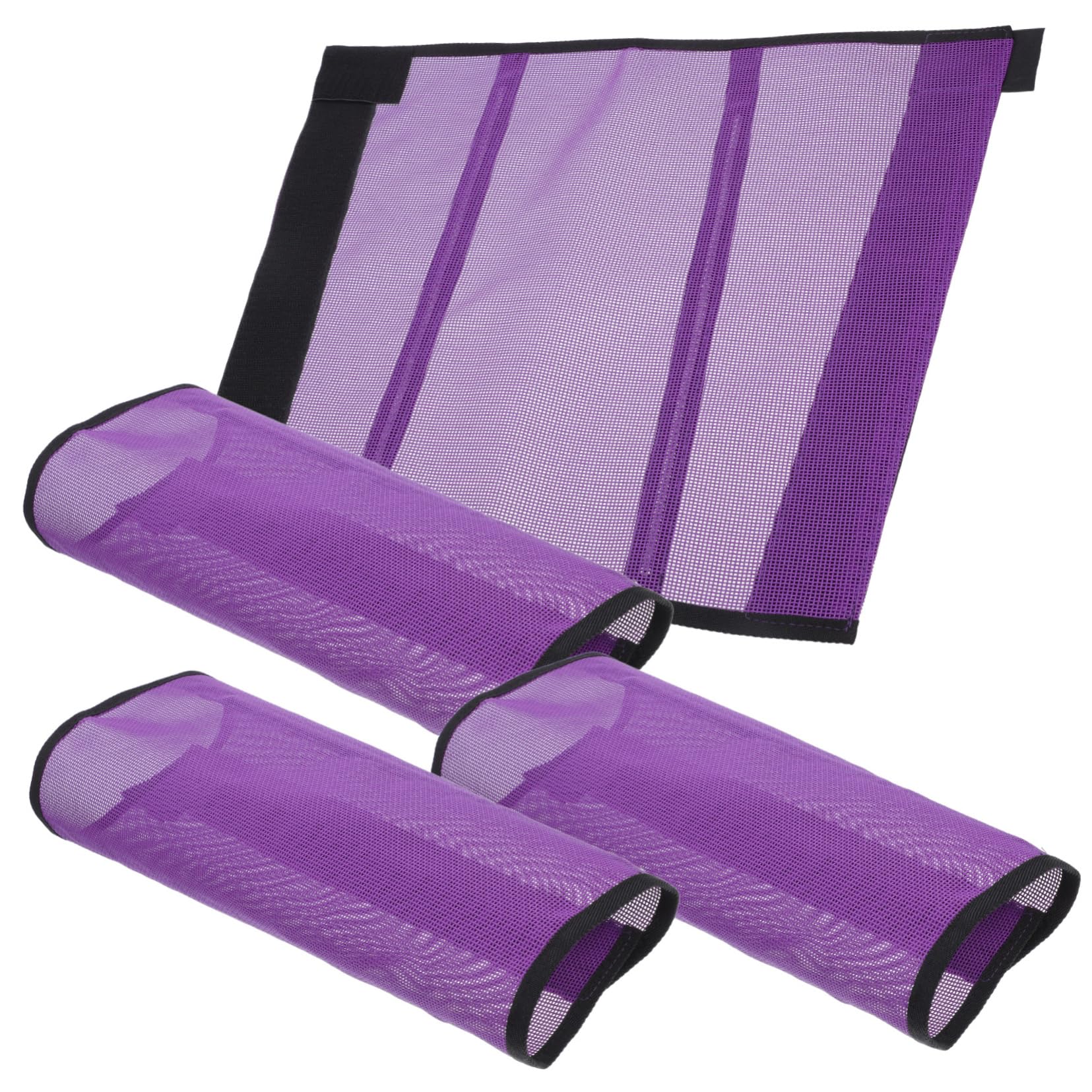 Yardwe4pcs Horse Fly Boots Compact Horse Boots Protective Horse Boots Reusable Horse Protector Horse Supply Horse Accessory Outdoor Horse Leg Protector Boots for Horses Blue Polyester