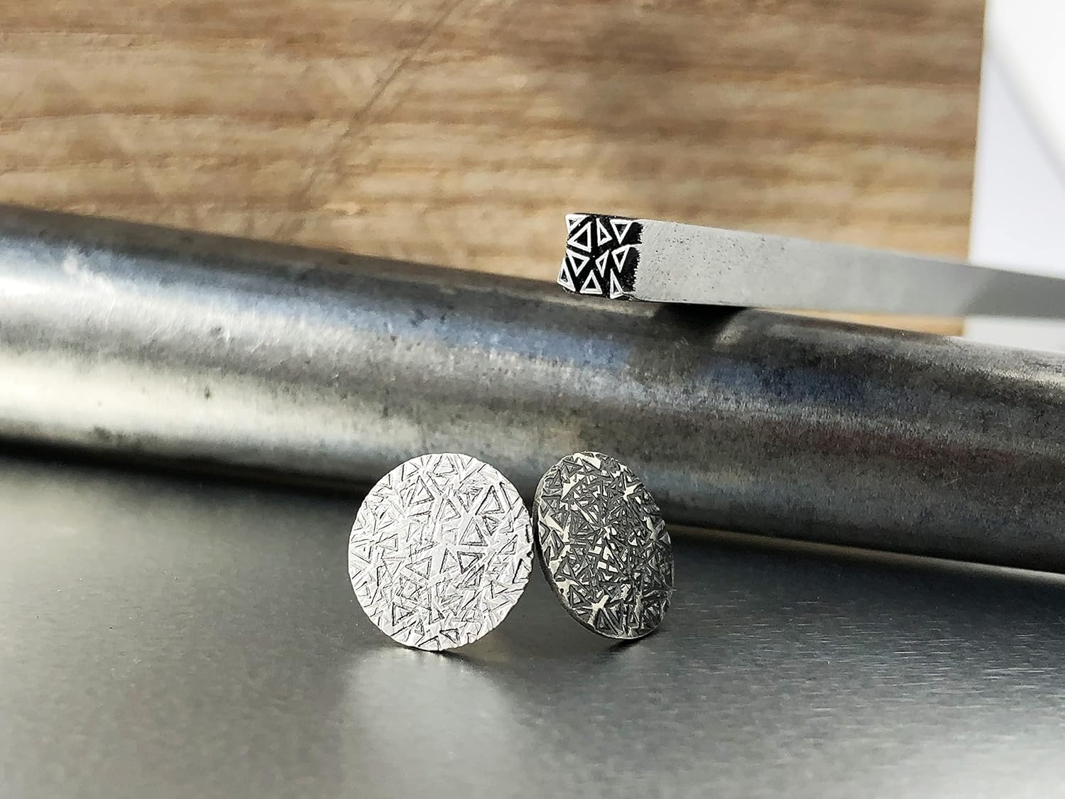 Chasing Repousse Tools. Yunke texturing Set. Metal Stamping Jewelry and Leather