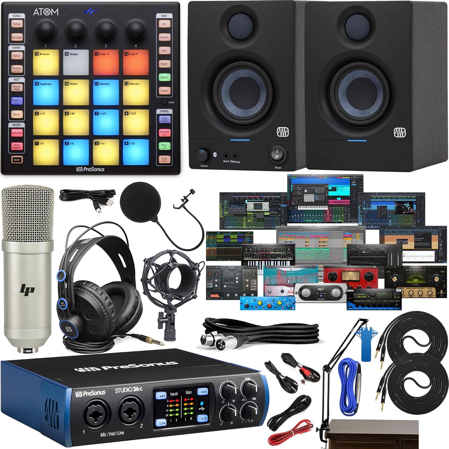 Amazon.com: PreSonus Studio 26c 2x4 Audio/MIDI Interface with New ...