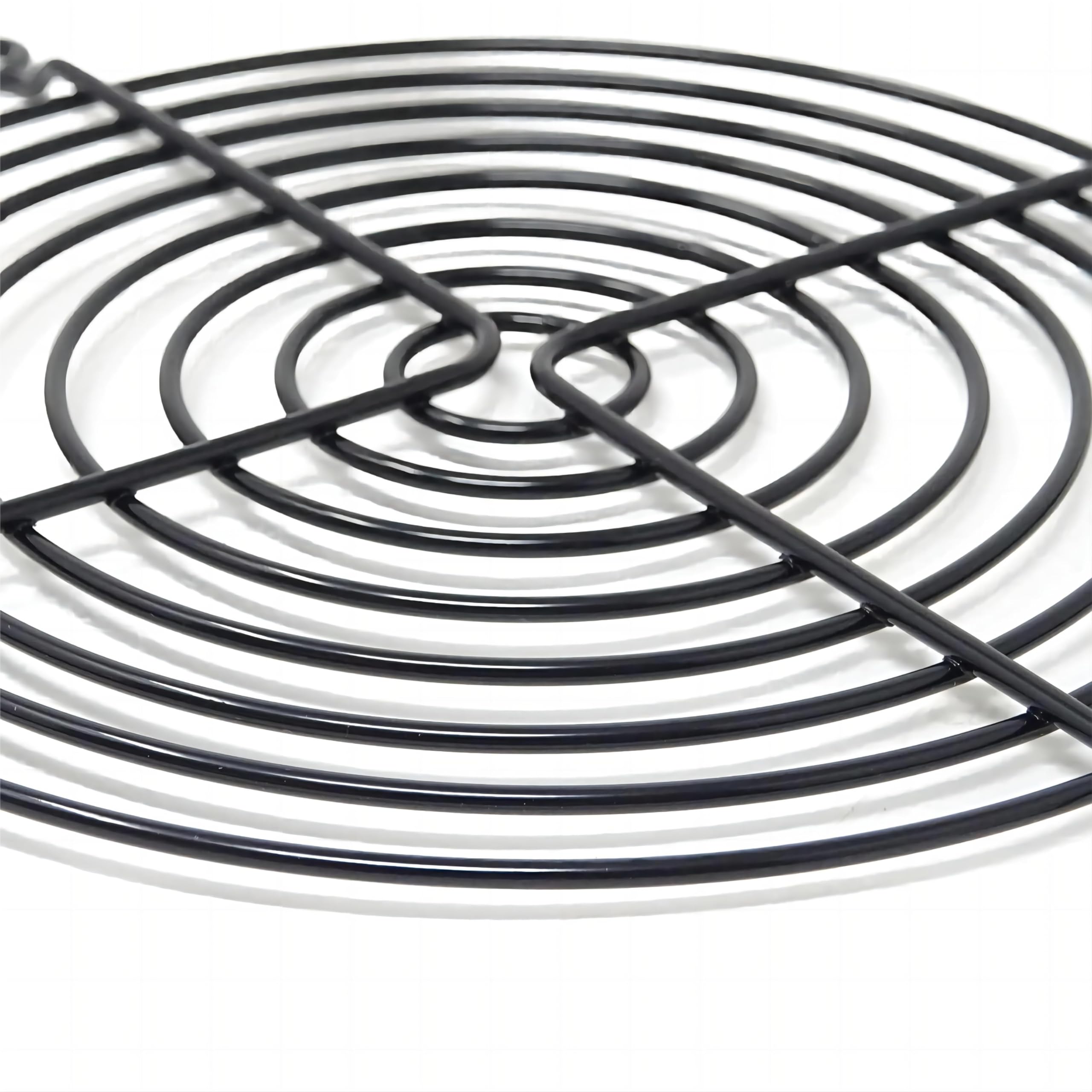 Griglie per ventilatore PC 120 mm, griglia per ventilatori, protezione dei ventilatori per computer, griglia per ventola di raffreddamento, kit da 2, nero. …