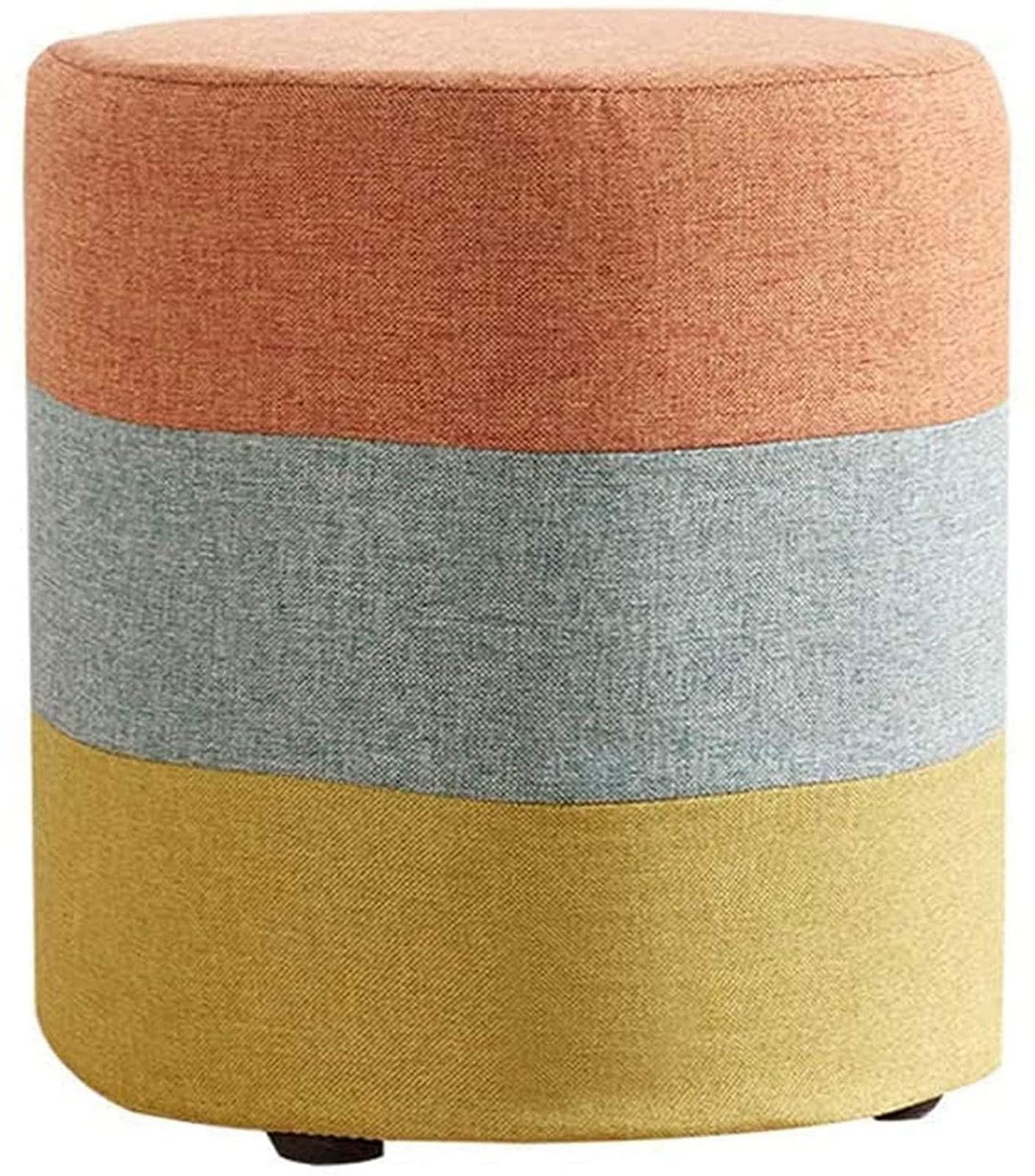 Repose-pieds ottoman 29x29x35cm avec rangement intégré pour salon et coiffeuse