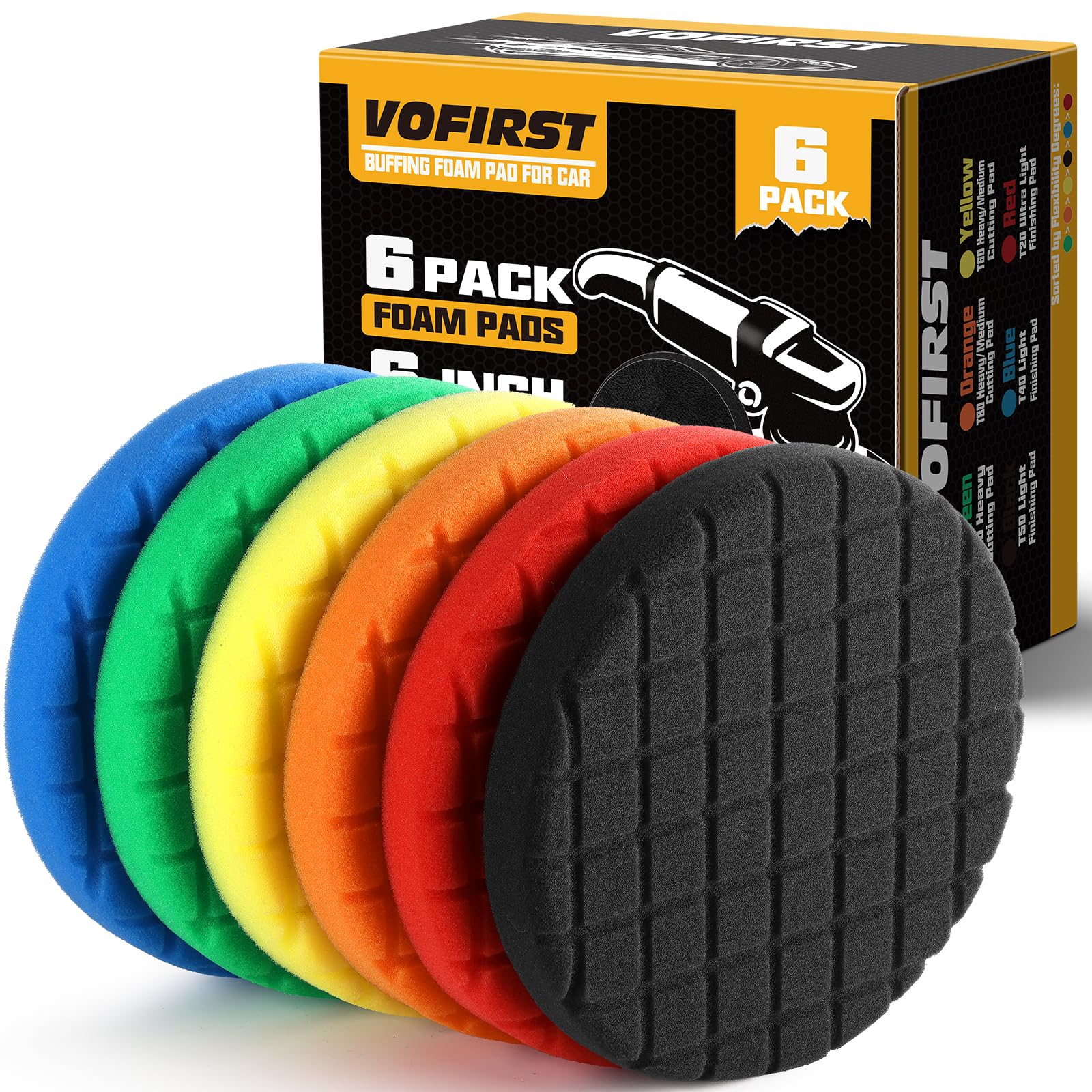 6 PCS Buffing Polishing Pads (VOFirst)