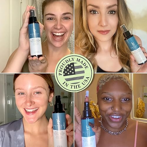 Miniatura 5 de Tónico de ácido hialurónico para la cara, fabricado en Estados Unidos con ingredientes naturales y orgánicos, tóner hidratante con niacinamida,