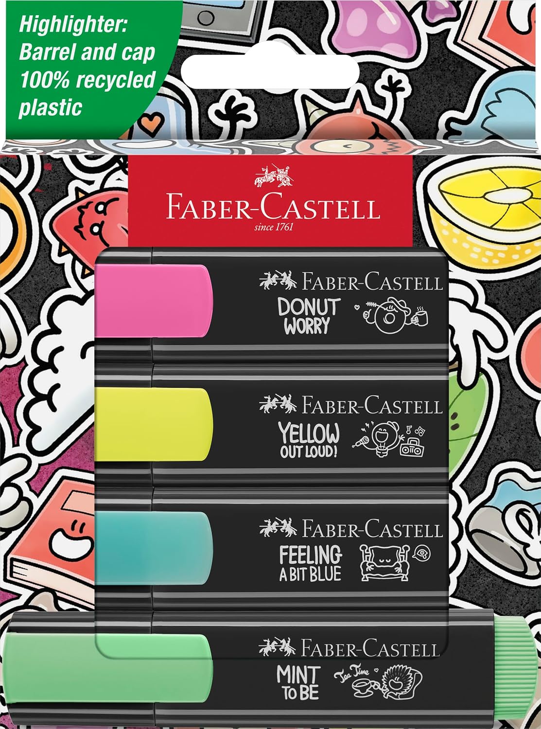 FABER-CASTELL Graffiti Textliner 46, 4x