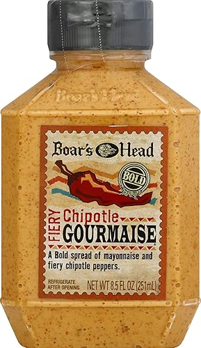 BOARS HEAD CHIPOTLE GOURMAISE REGULAR GRASA CONTENIDO SQUEEZE BOTELLA RP 8.5 oz