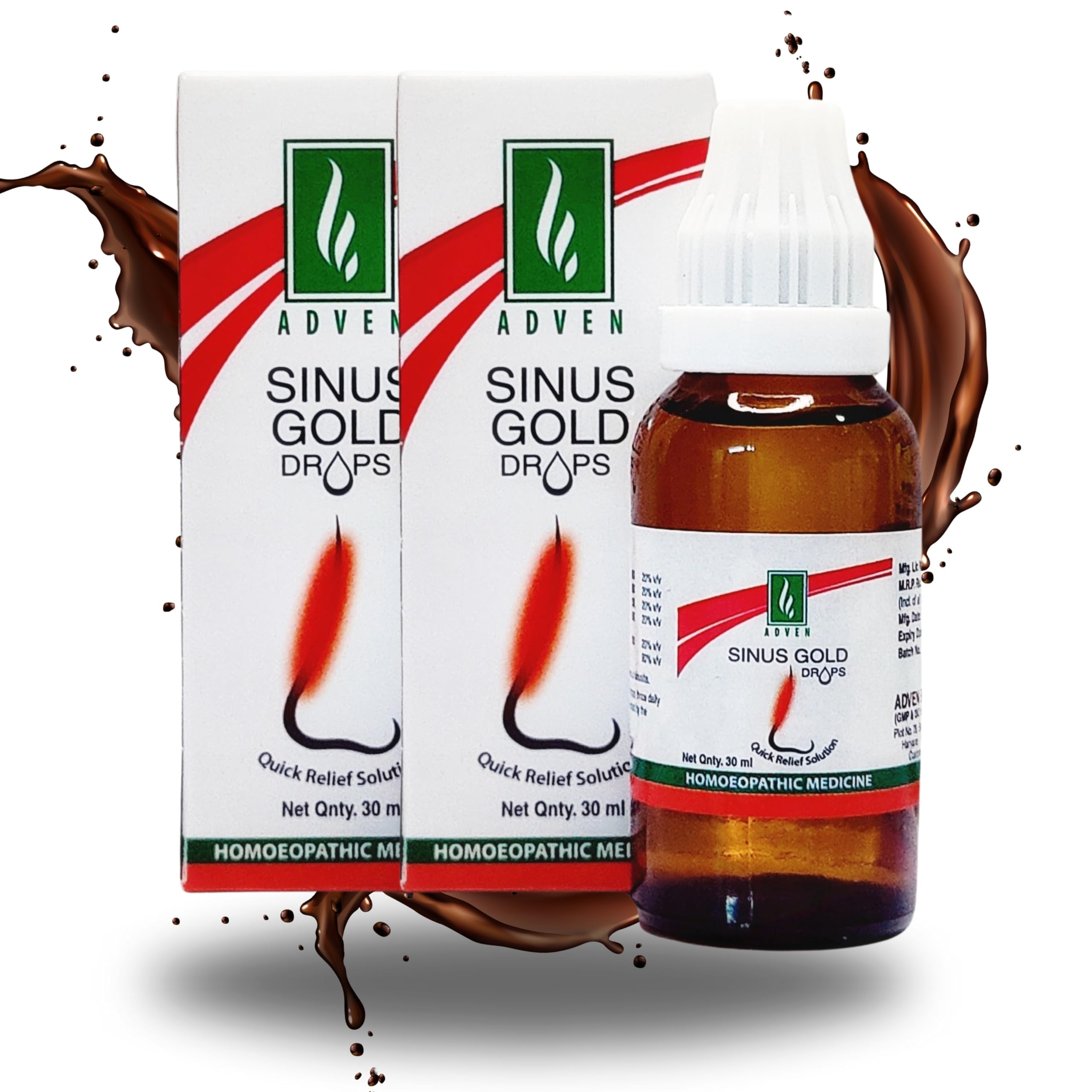 Sinus gold drops || Pack of 2 (30mlx2)