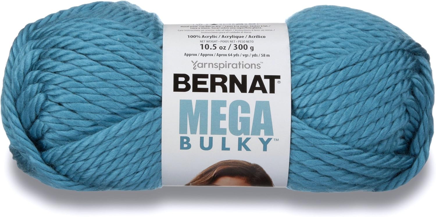 Spinrite Bernat Mega Bulky Yarn300g Teal Amazon.ae Arts & Crafts