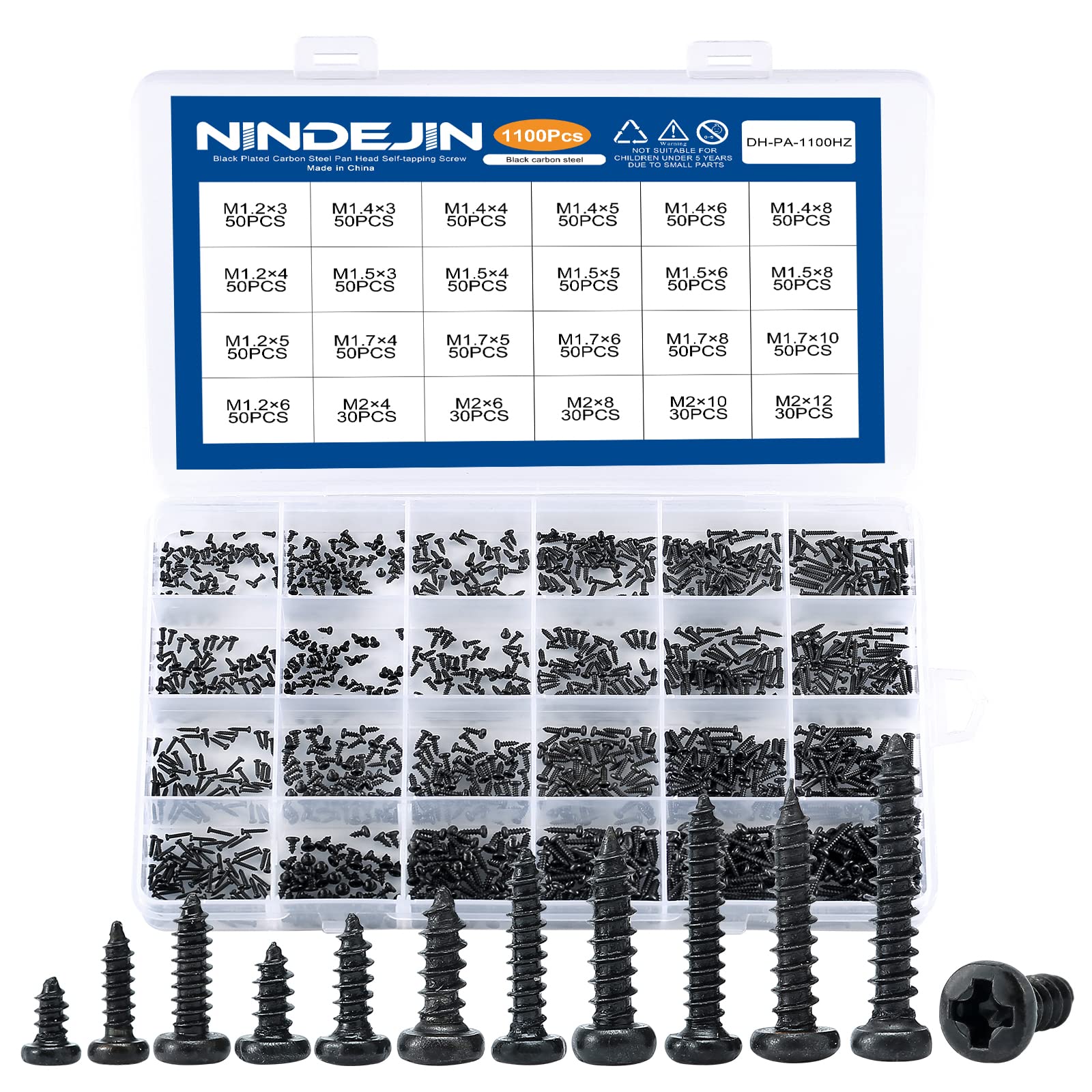 Amazon.co.jp: NINDEJIN パンヘッドタッピングねじ ラップトップ