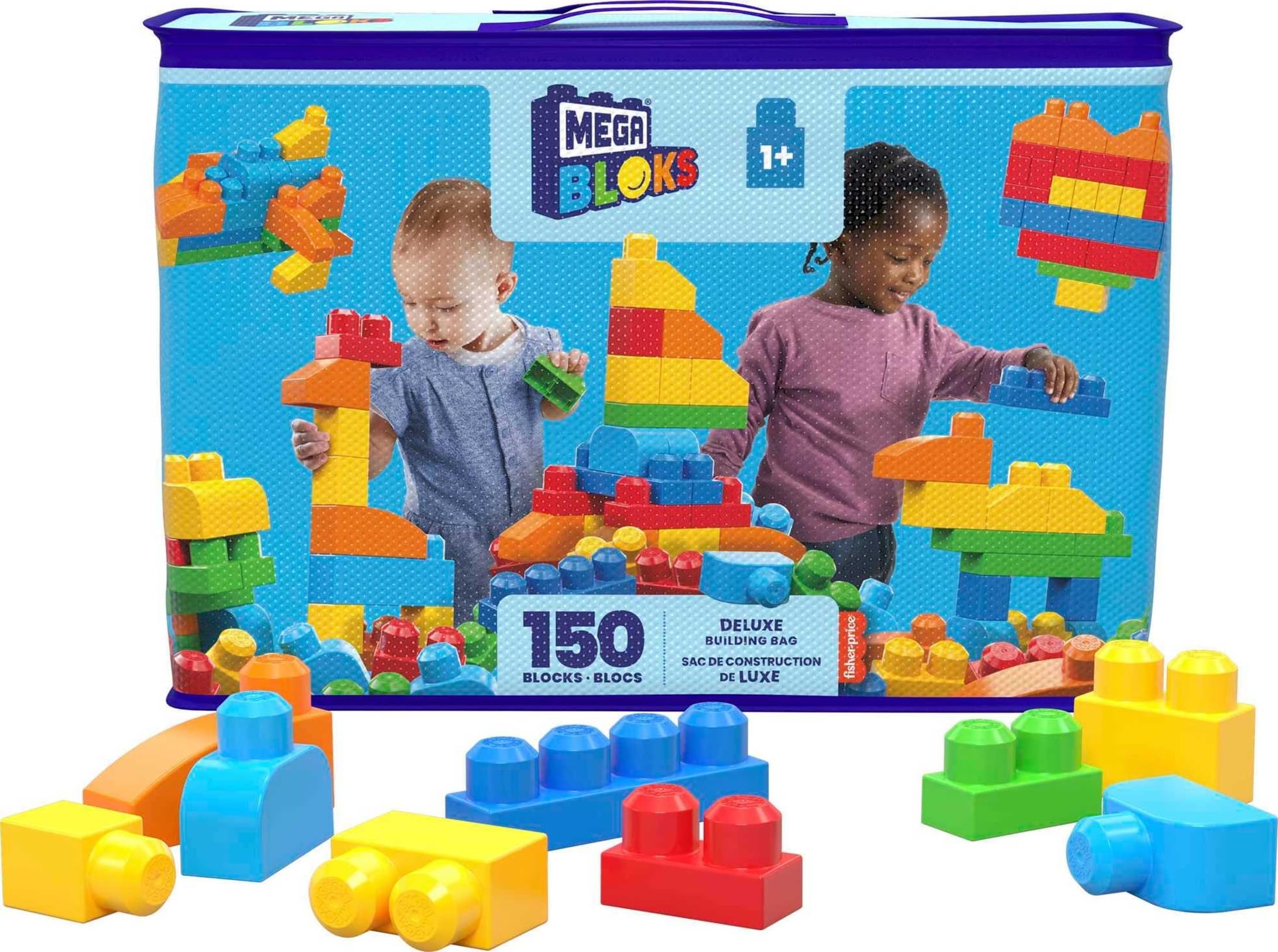 Mega Blocks Deluxe Building Bag,Multicolor