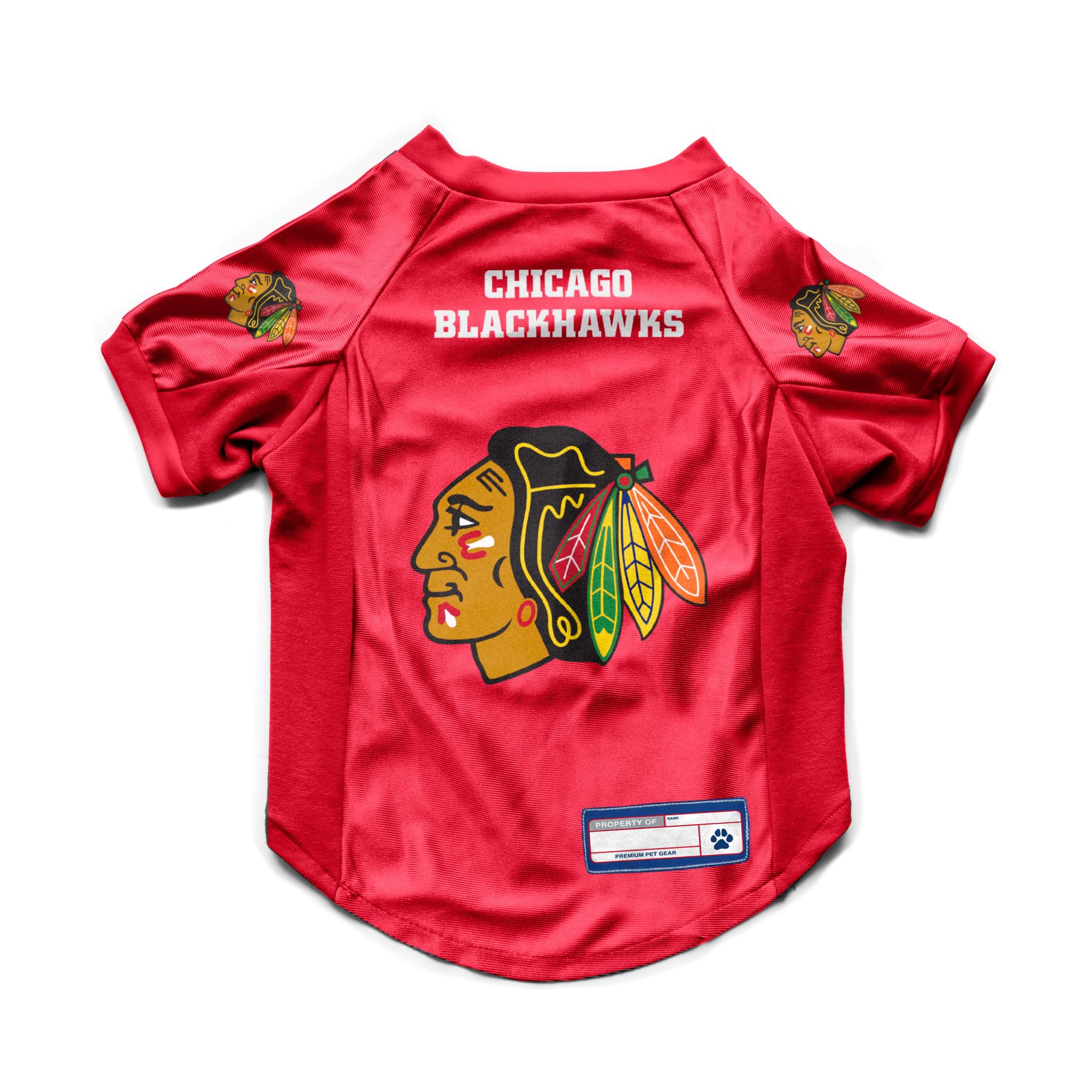 Littlearth Chicago Blackhawks NHL Stretch Pet Jersey โ image 1