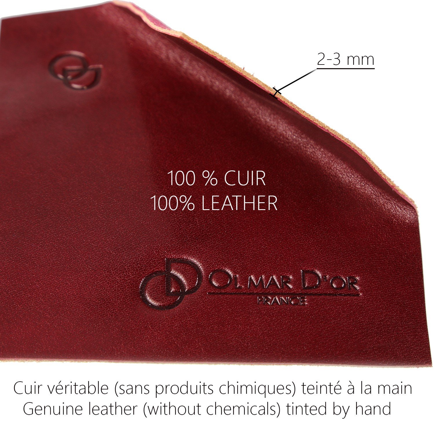 Olimar D'or Grande Trousse en Cuir, Organisateur,