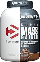 Vista 11 de Dymatize Super Mass Gainer Polvo de Proteína, Vainilla Gourmet, 52g de Proteína, 1g de Creatina, 1280 Calorías, 10.7g de BCAA, 245g