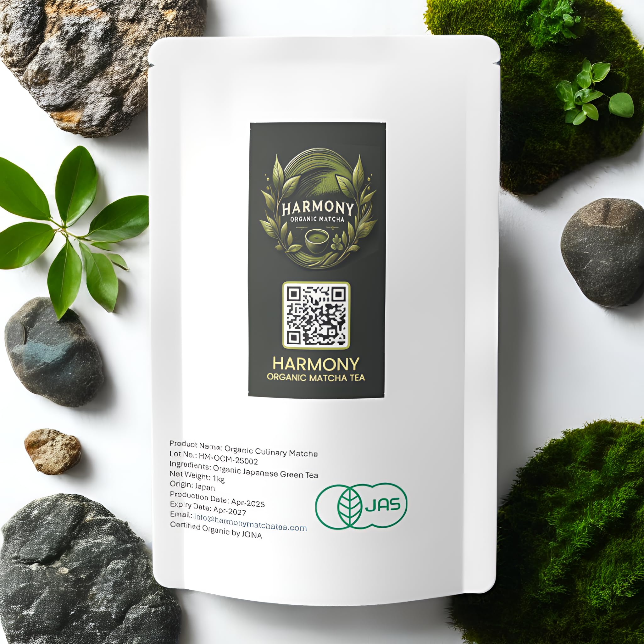 Organic Japanese Matcha Tea Premium Culinary Grade 1000g Bulk Pouch - 2nd Harvest Grade - USDA JAS Organic — view 6