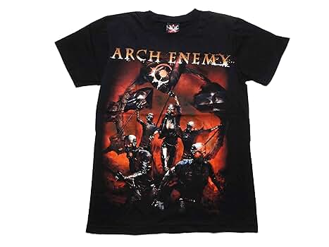 ARCH ENEMY アーチエネミー2001年 ヴィンテージ tシャツ ロンT 2000's ARCH ENEMY music tour tee | NOIR ONLINE