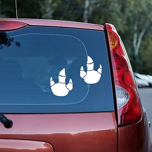 Miniatura 2 de Calcomanías de vinilo de huellas de dinosaurio Giganotosaurus  Calcomanías de huellas de dinosaurio de huellas de giganotosaurio  Decoración