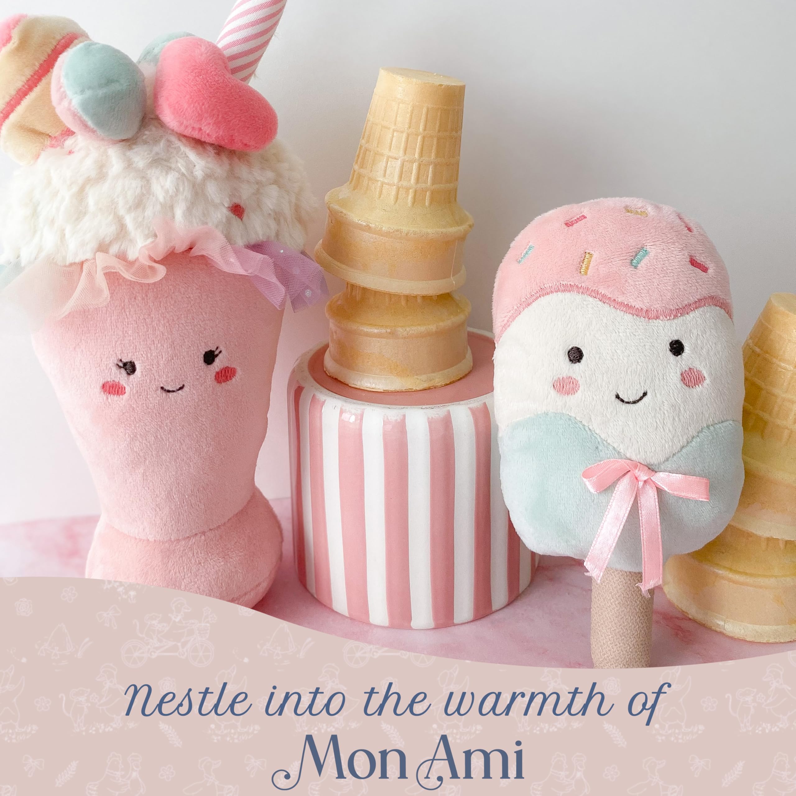 MON AMI Sweet Treat Milkshake 8-Inch Food Plush Toy for Boys & Girls, Multicolor, 8 inches (H) x 4 inches (W) x 3.5 inches (D) - Image 4