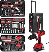 Vista 1 de KINGTOOL Kit de herramientas para el hogar, kit de herramientas de reparación de automóviles para el hogar de 286 piezas con caja de herramientas