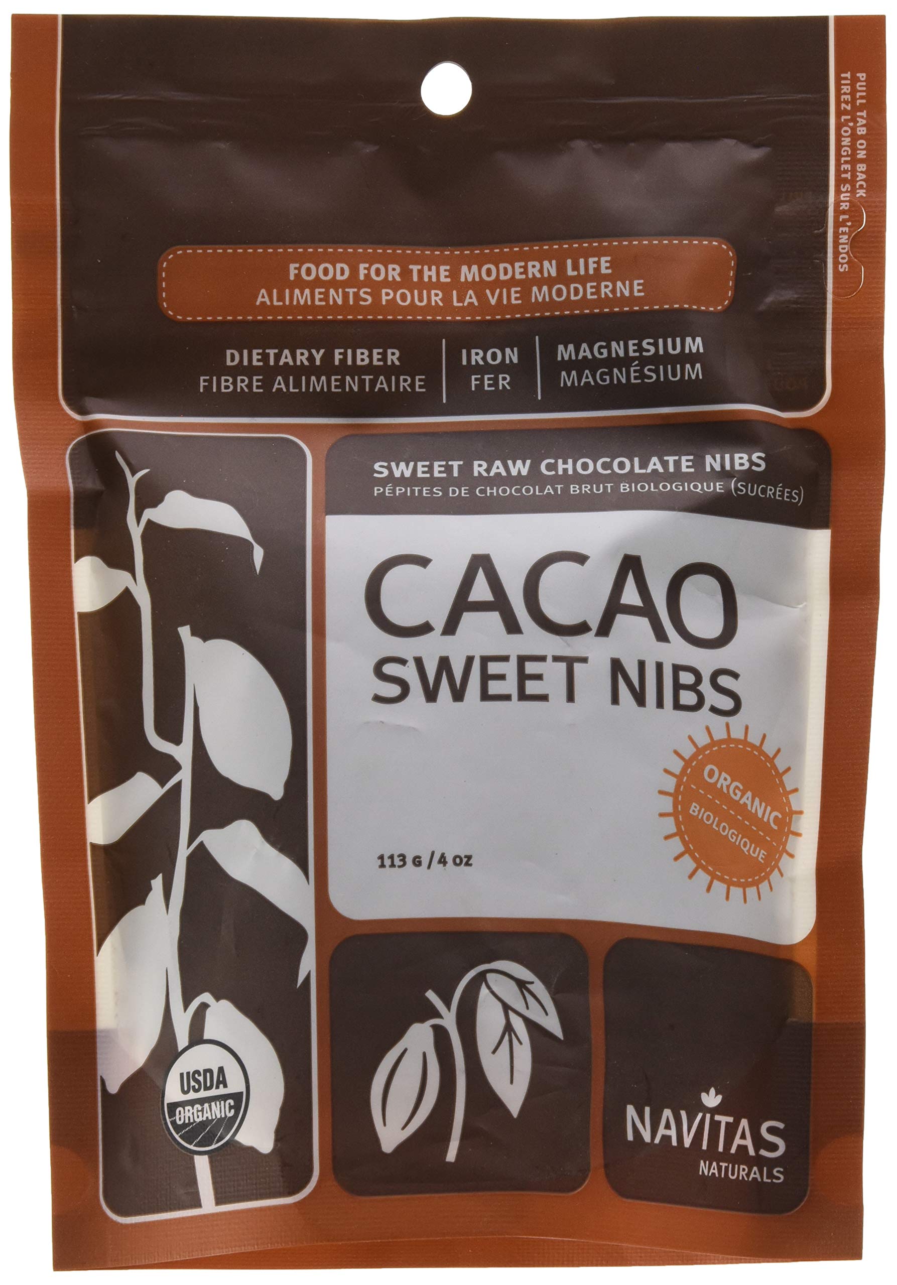 Navitas OrganicsCacao Nibs sweetened 4 oz