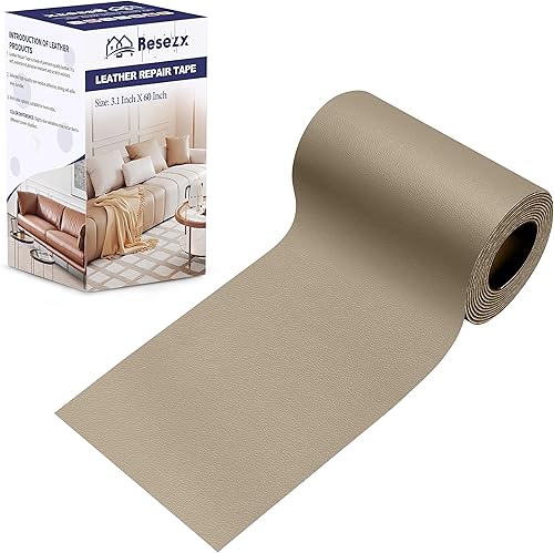 Miniatura 23 de Besezx - Kit de reparación de cuero, 1 unidad, rectangular, estilo tradicional, autoadhesivo, impermeable, resistente al desgaste, resistente a