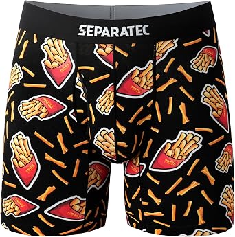 Separatec Ultra Soft Mens Boxer Briefs Breathable & Moisture Wicking Underwear for Men with Anti Chafing Separate Pouch