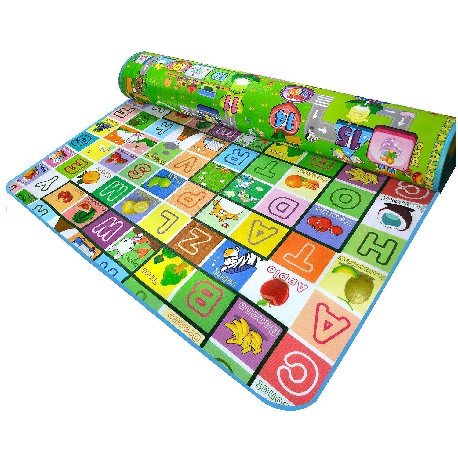 Chinmay Kids Double Sided Water Proof Baby Play Mat Crawl Play Mat For Kids Infant Playmat For Babies (Large Size-6 Feet X... - Review, Price and Buying Guide