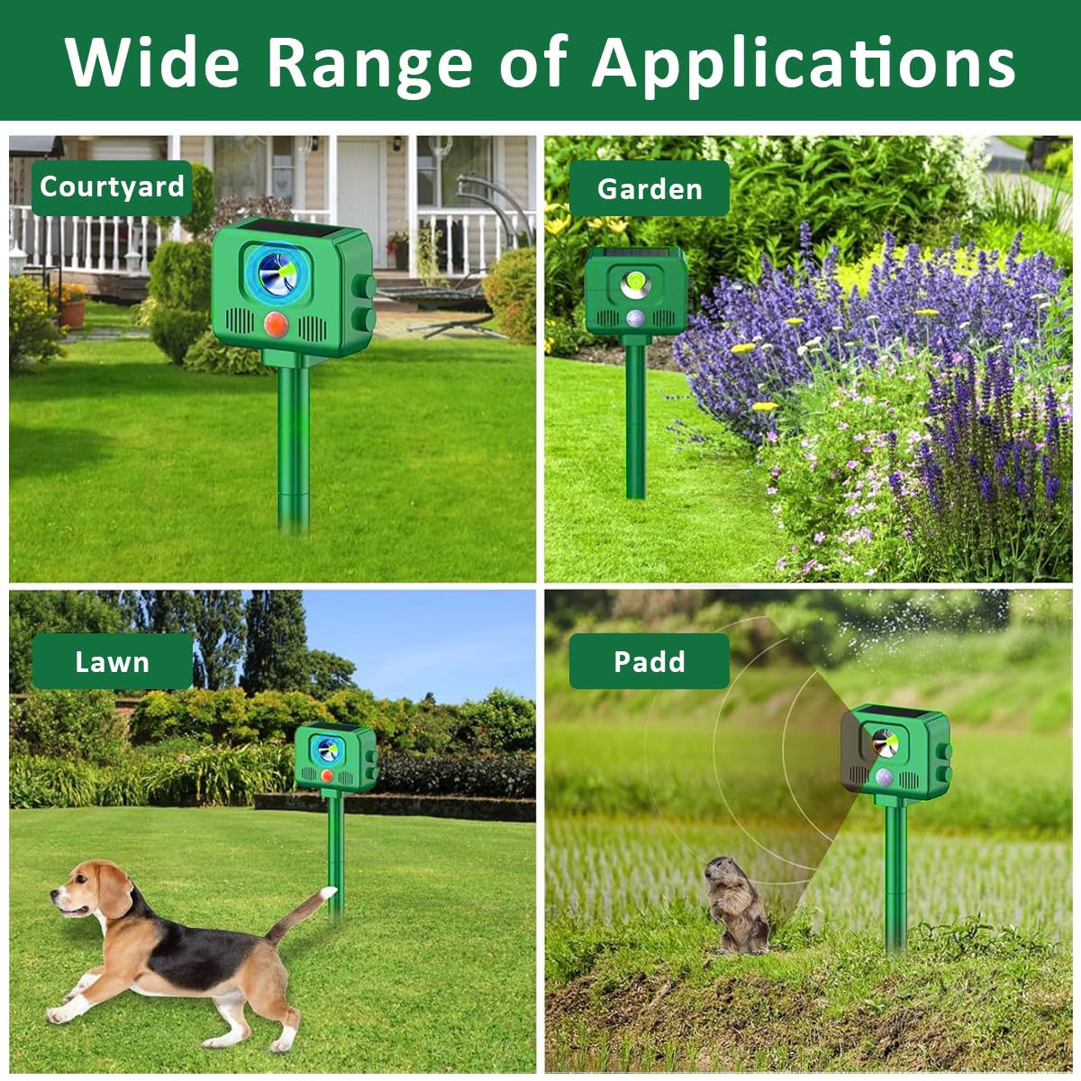 Solar Animal Repeller - Keep Pests Away! -7 Solar Animal Repeller - Keep Pests Away! -7