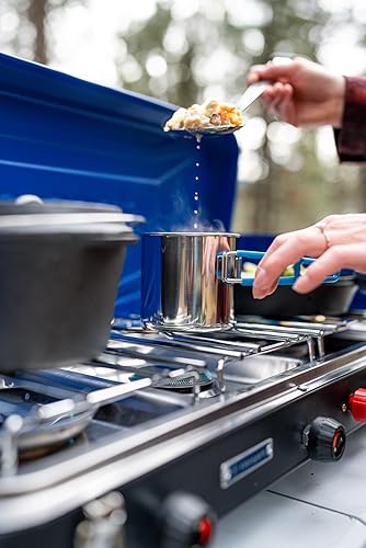 Miniatura 7 de Stansport Estufa de propano de 3 quemadores (212-300-50) Azul,Azul/Negro,Gris,plateado