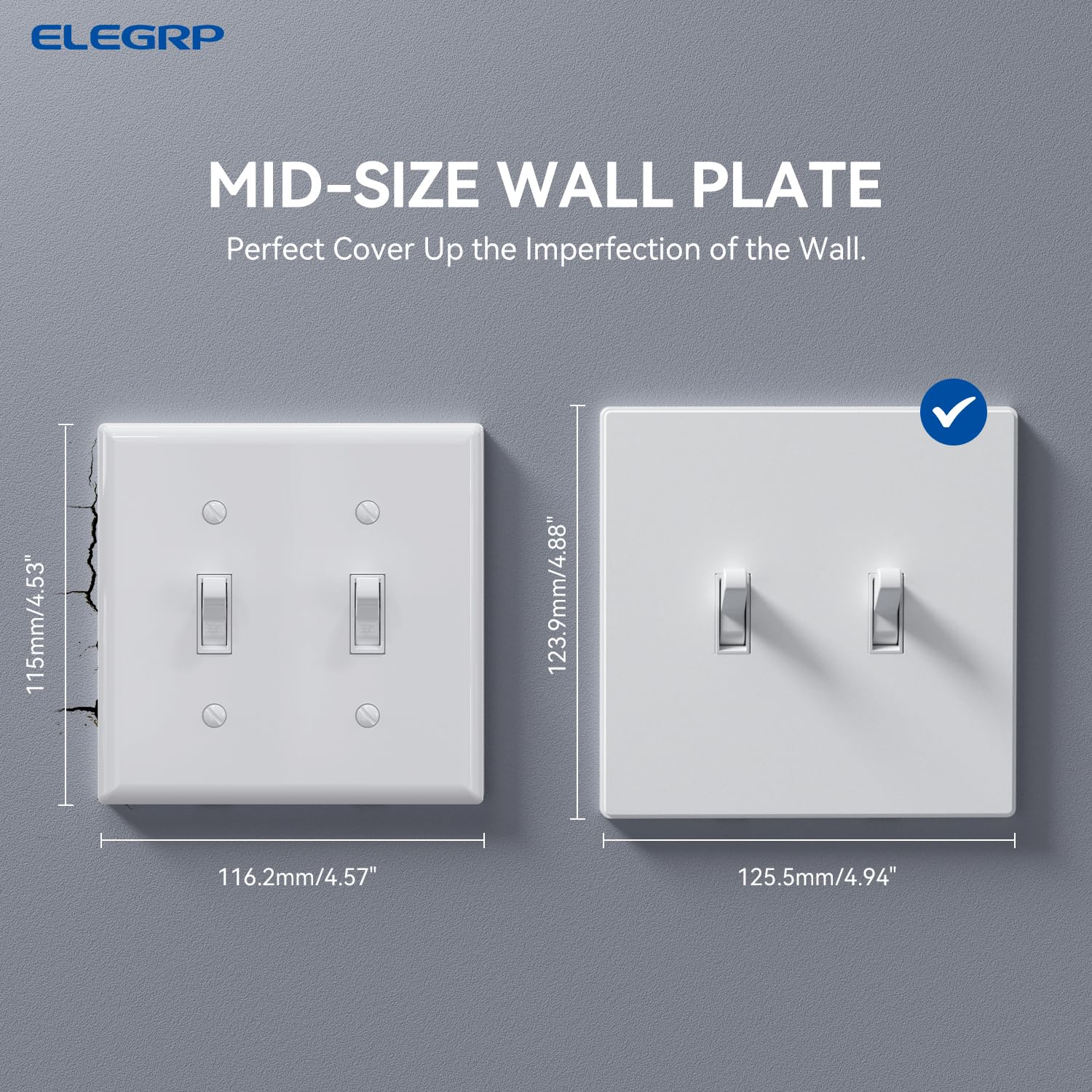 Screwless Wall Plates - Durable & Modern -4 Screwless Wall Plates - Durable & Modern -4