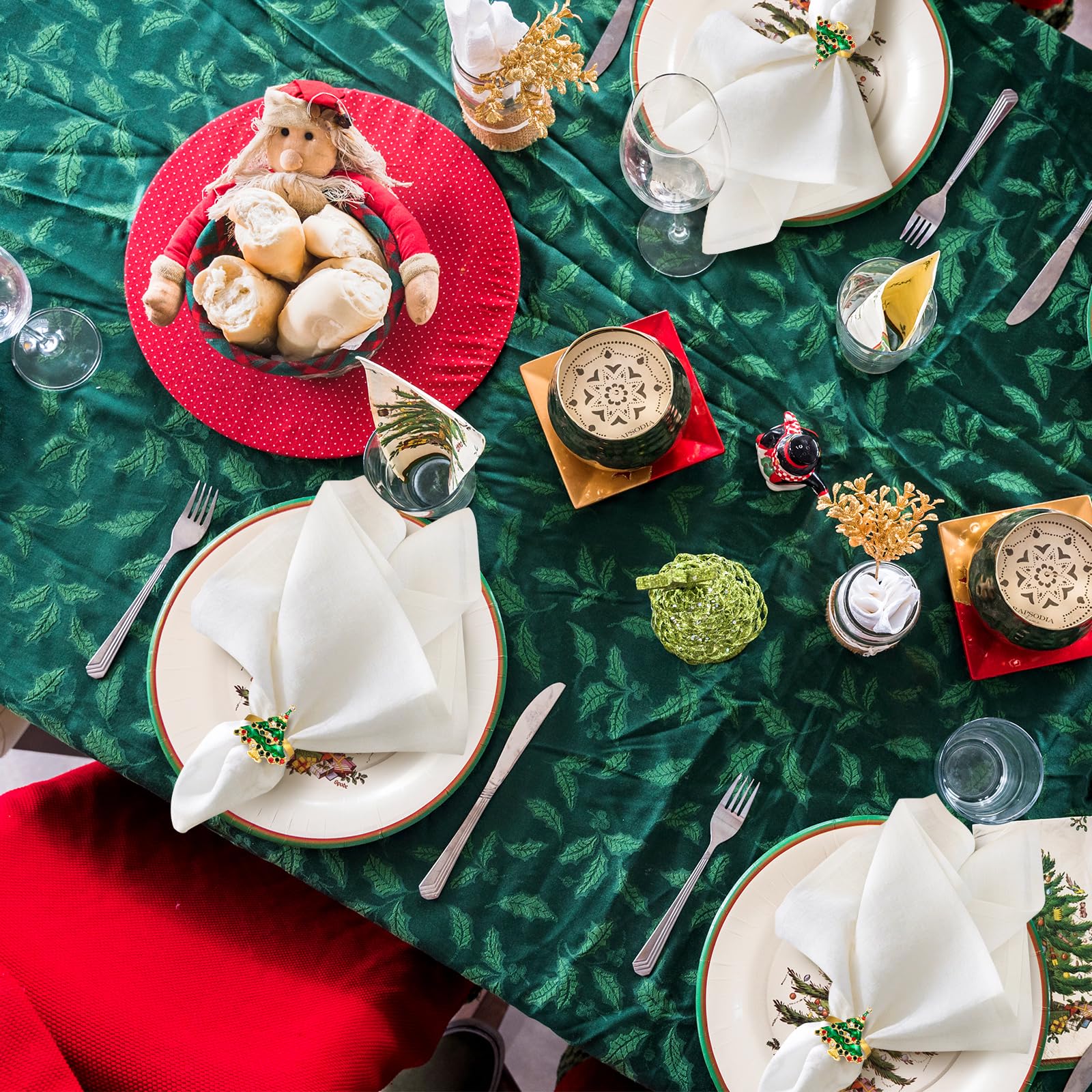 Amazon｜ナプキンリング クリスマス テーブル飾り 6個セット ツリー