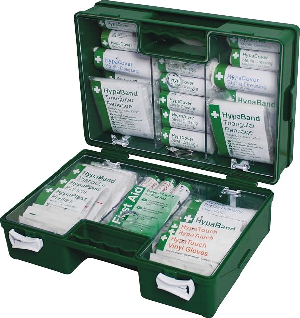 Safety First Aid HSE Deluxe ABS 21-50 Persons First Aid Kit (Supplied with Wall Bracket)