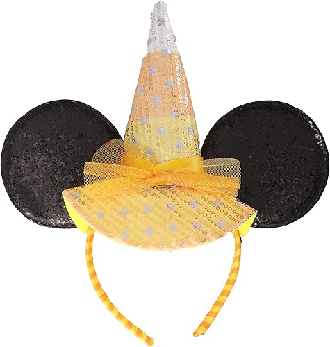 Disney Diademas con orejas de Minnie Mouse para viajes a parques temáticos y vacaciones