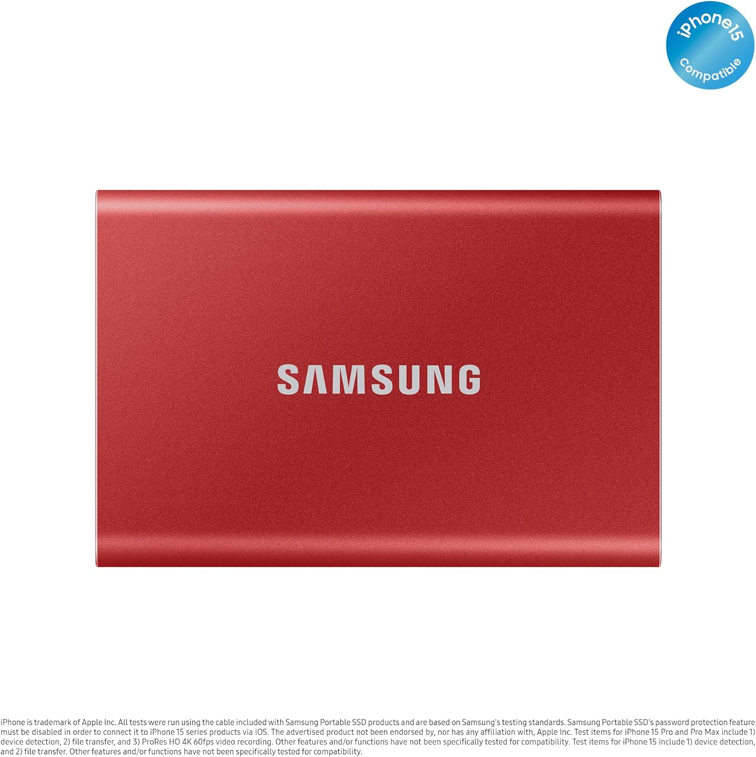SAMSUNG SSD T7 2TB Portable External SSD, Up to USB 3.2 Gen 2, Reliable Storage for Gaming, Students, Professionals, Grey