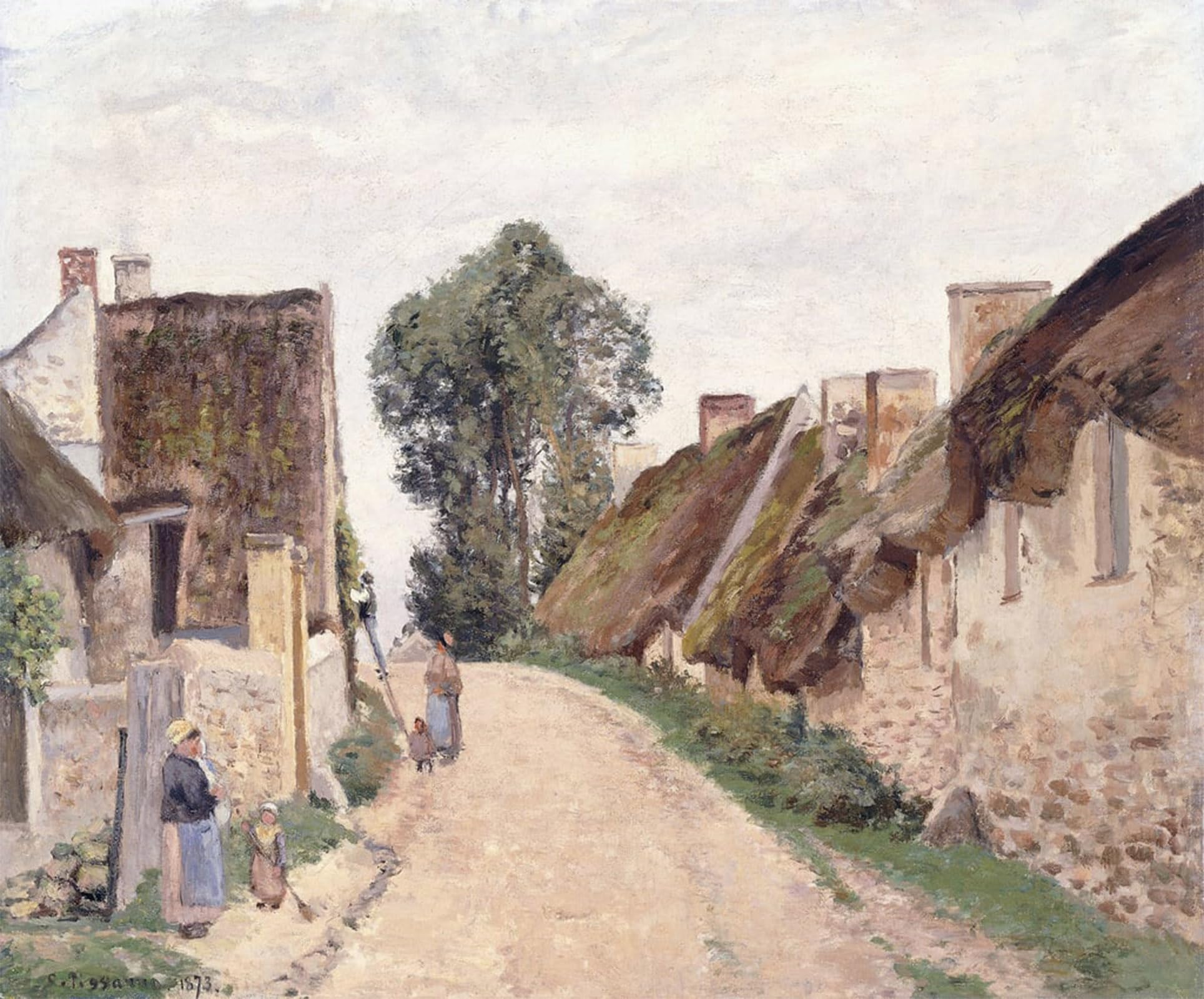 Cuadro pinturas murales abstractas de Pissarro impresión en lienzo premium 5