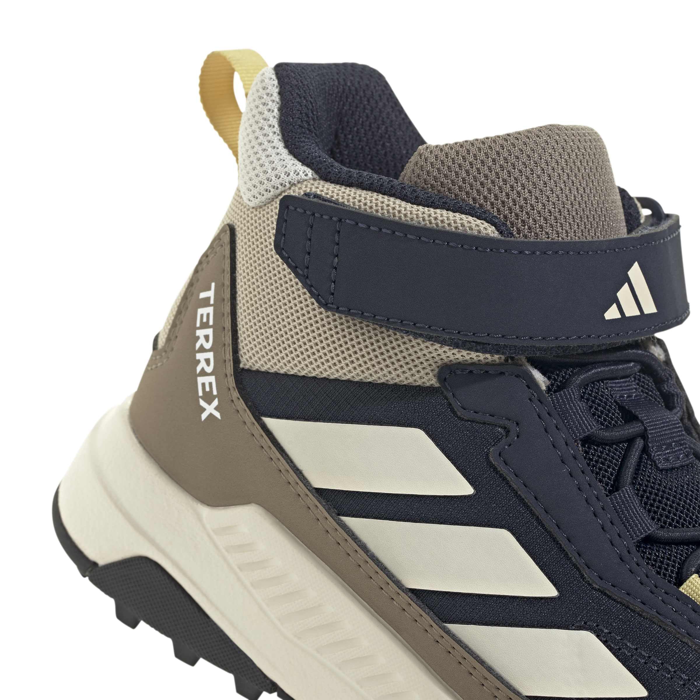 adidas Uniseks - dzieci Terrex Anylander Mid Children Hiking Shoes, legend ink/wonder white/Khaki Six, 28 EU