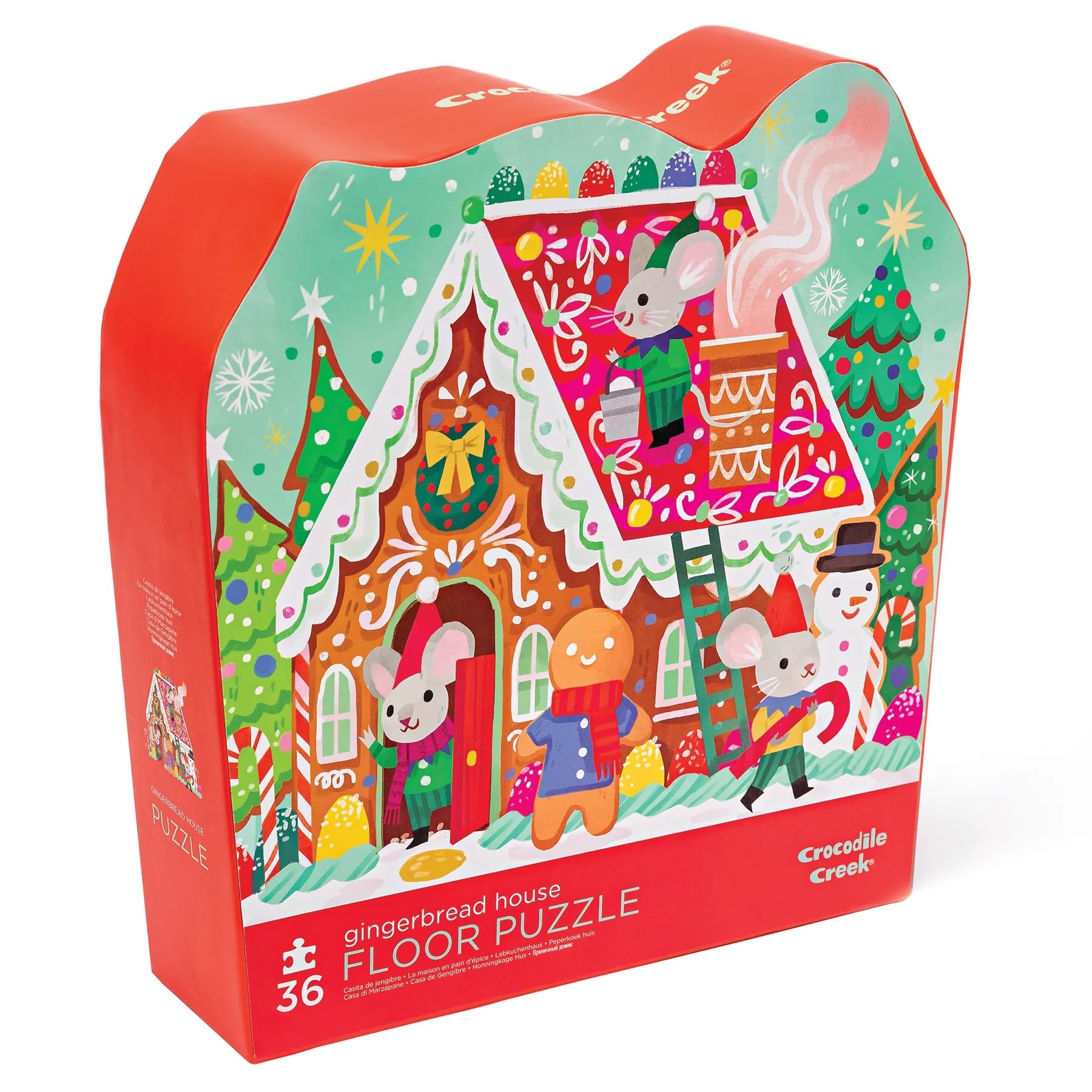 Amazon.com: 36 Pc Puzzle/Gingerbread House, for Kids Ages 3