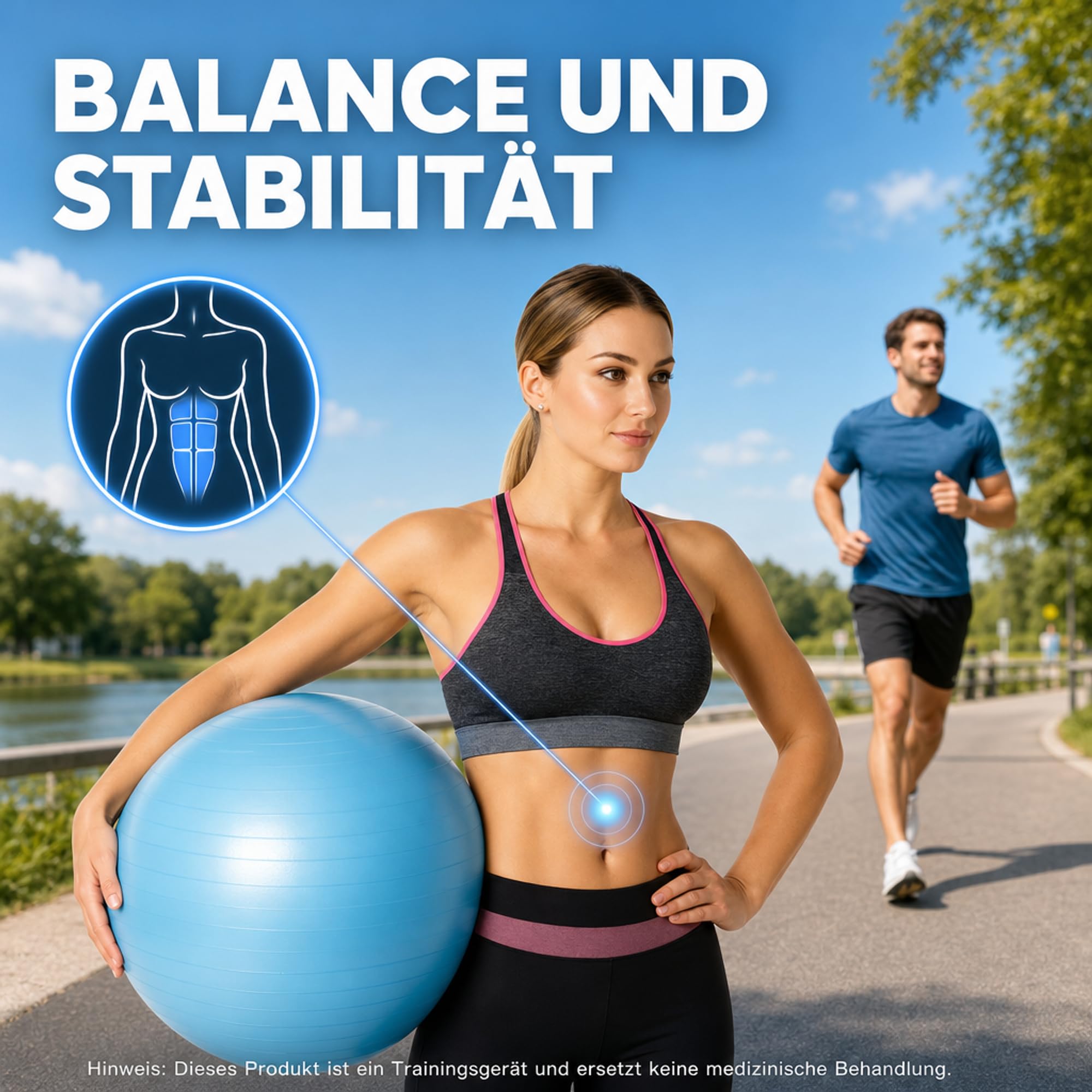 Pezzi Maxafe - Pelota de gimnasia (42, 53, 65 y 75 cm de diámetro, incluye bomba ATC, soporta hasta 400 kg, para fitness, rehabilitación, terapia, gimnasia y como pelota de asiento para oficina, 42
