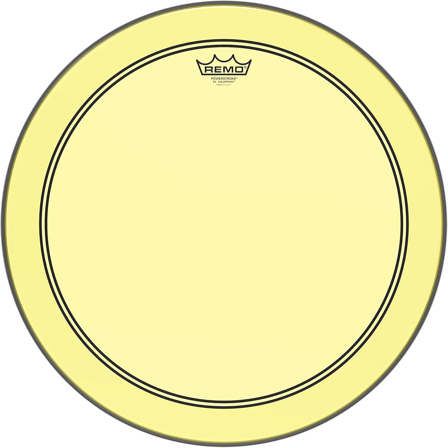 Remo Powerstroke P3 Colortone Purple Bass Drumhead, 24"