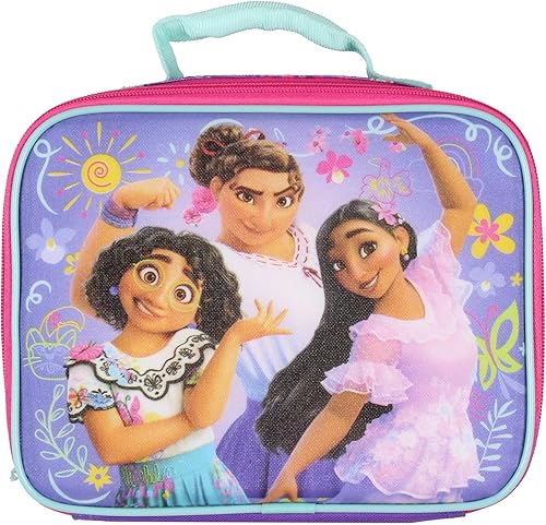 Miniatura 2 de Disney Encanto Lonchera Mirabel Isabela Luisa Diamond Polvo Brillante Bolsa de almuerzo con aislamiento