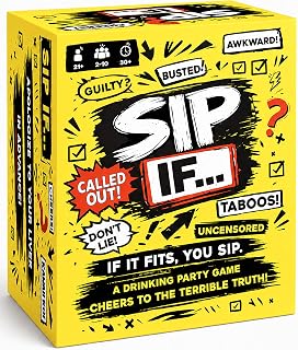 KAWAII KOI Sip If... Drinking Games for Adults, 270 Cards with 520 Prompts & 10 Blank Cards, Funny Party Drinking Card Game for Adults, Pregame, Game Night, Bachelorette & 21st Birthday