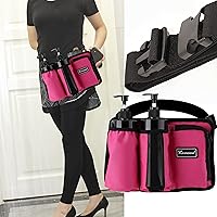 Vista 5 de Funda de aceite de masaje, bolsa de botella de masaje, funda para loción, masajista, masaje, funda de aceite, loción de masaje... (3kd9D-rojo rosa)