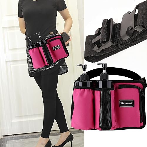 Miniatura 5 de Funda de aceite de masaje, bolsa de botella de masaje, funda para loción, masajista, masaje, funda de aceite, loción de masaje... (3kd9D-rojo rosa)