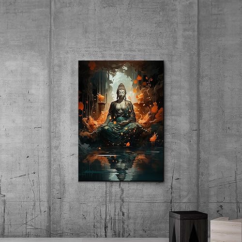 Miniatura 7 de Yoga Wall Decor, Yoga Wall Art, Buda Canvas Art, Buda Decor, Buda Canvas Print, Luxury Framed Wall Decor, Canvas, Wall Decor