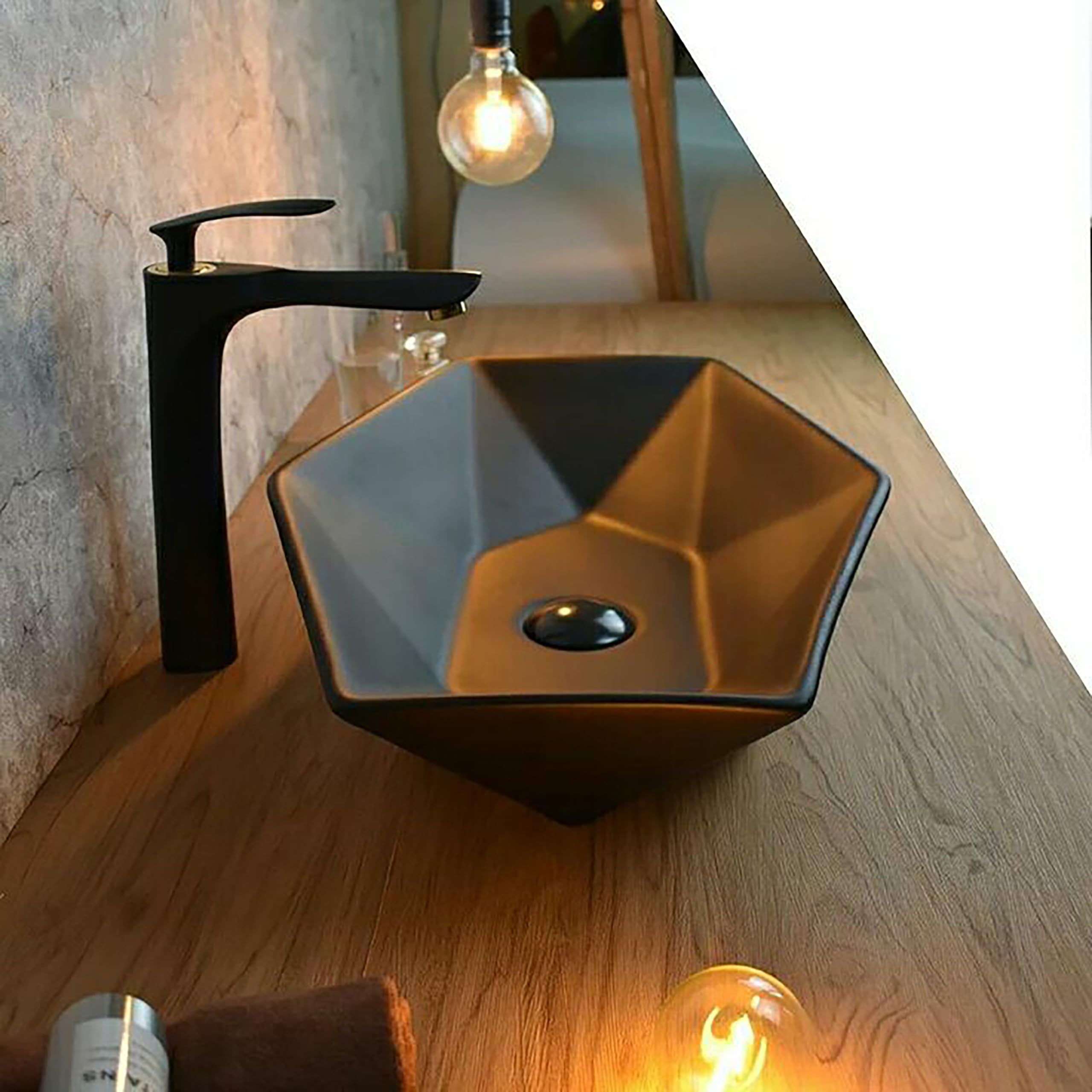 Imported Designer Table Top Wash Basin Counter Top Basin (Black Europe) (B0CTHZPMRJ) Amazon Price History, Amazon Price Tracker