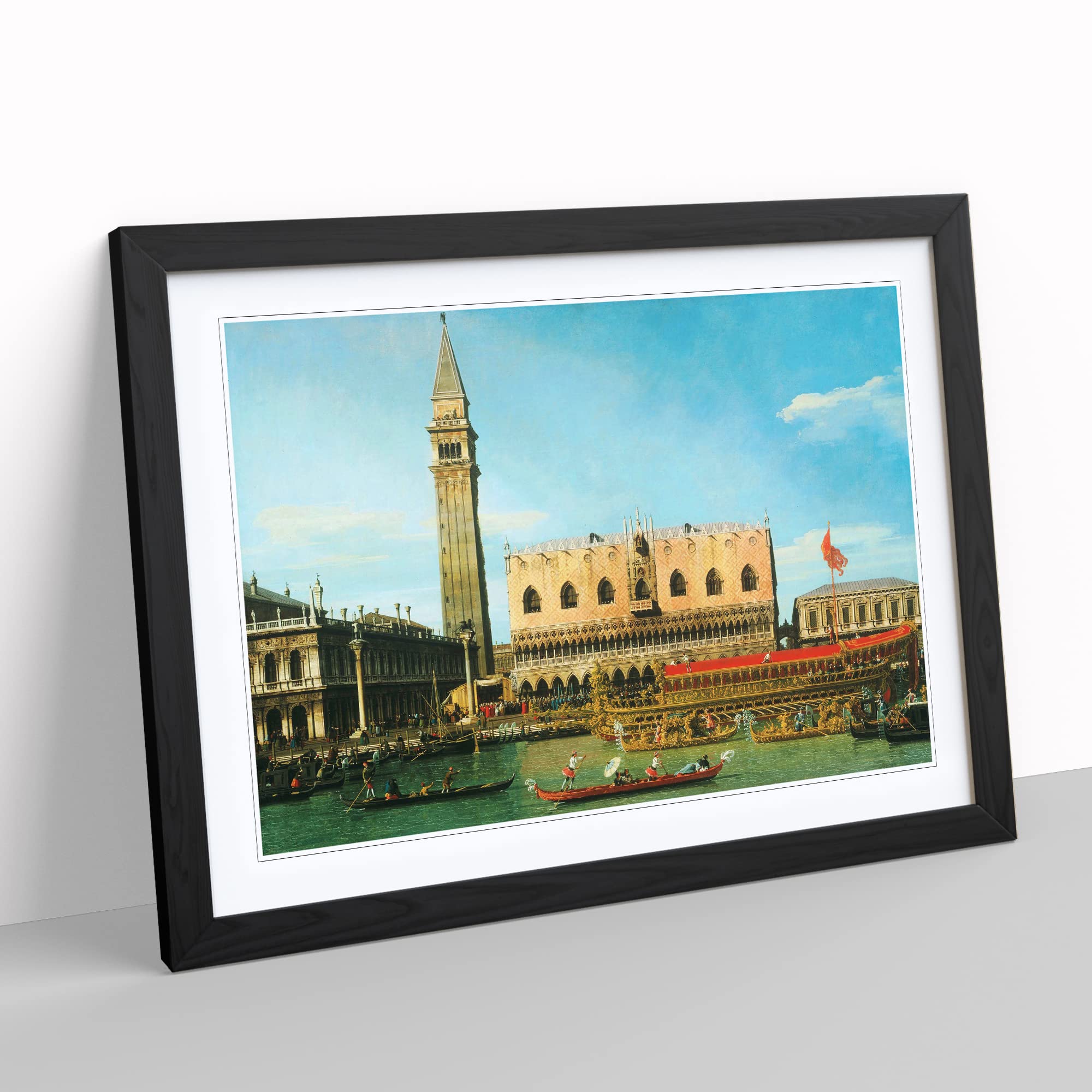 Giovanni Canaletto The Bucintoro Framed Print, Black, 34L x 46W cm - Image 2