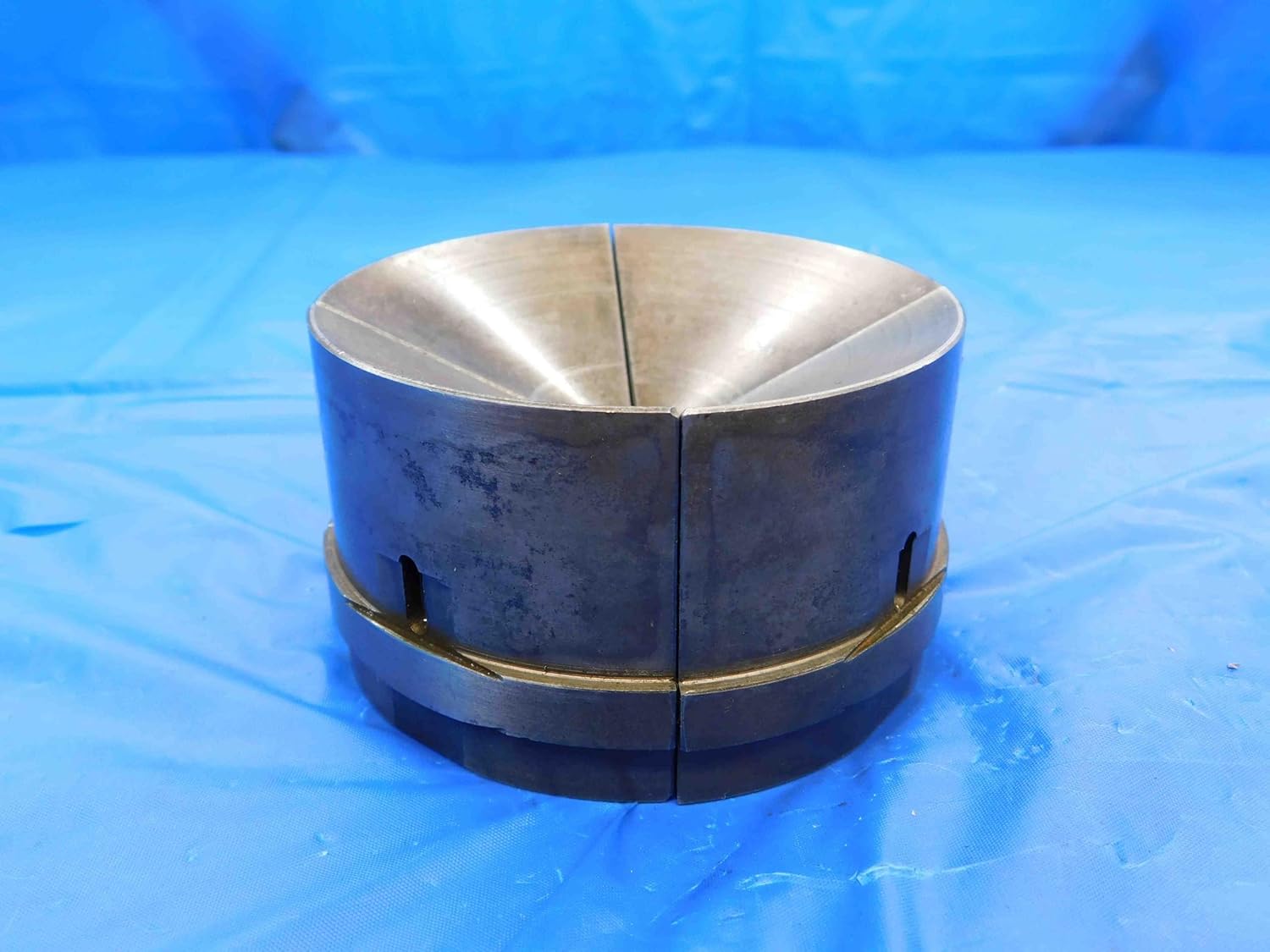 4 PCS Set HARDINGE Smooth Round Collet Pads Size 7/16 .4375 USA Made - CB2907BBT