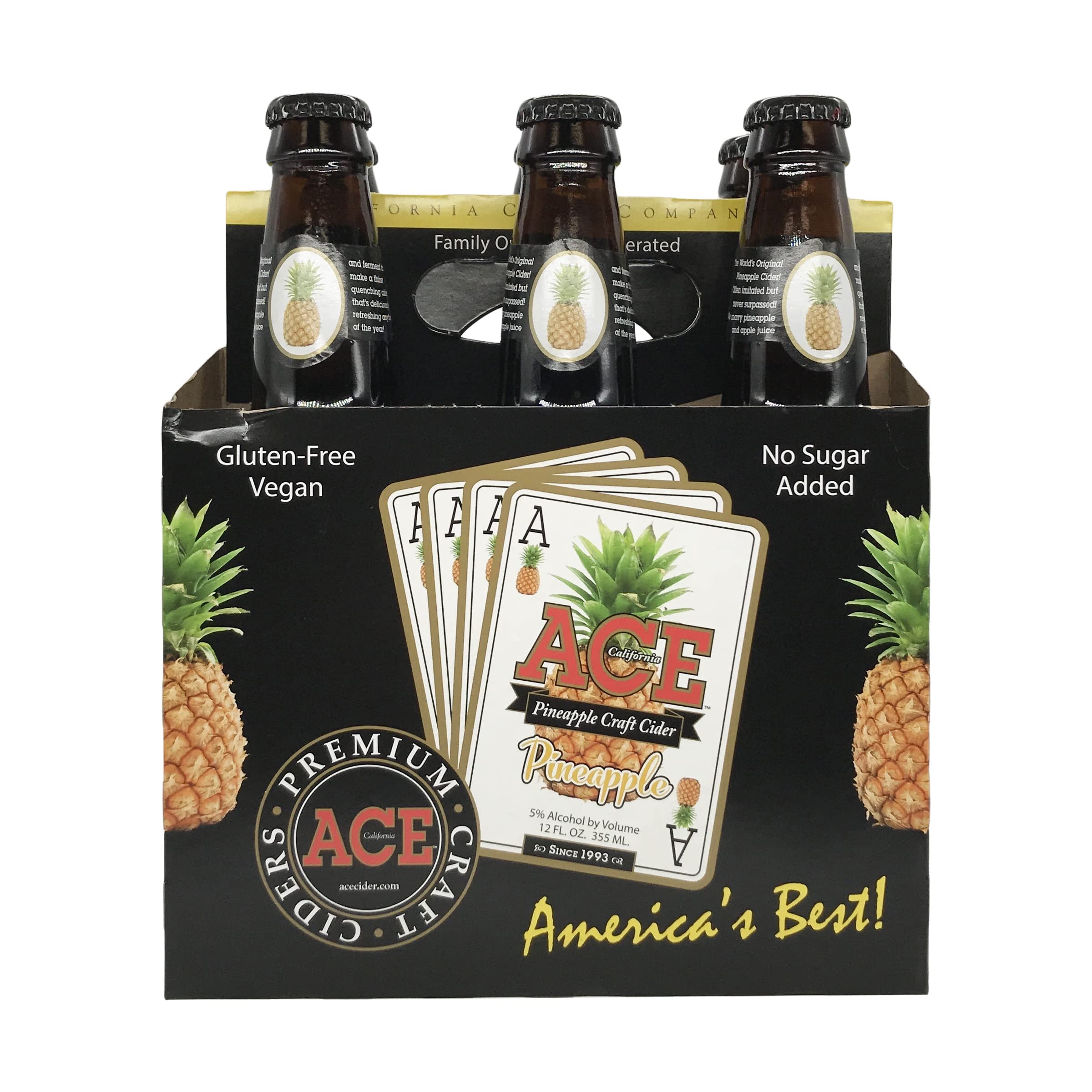 Amazon.com: Ace Cider Company, Cider Pineapple, 6pk, 12 Fl Oz : Grocery &  Gourmet Food