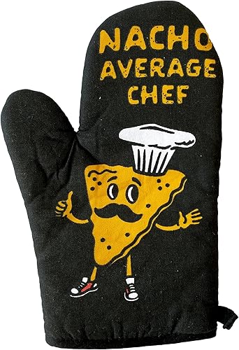 Nacho - Guante de cocina para cocinero, diseño divertido de cocina mexicana, novedad y gráfico, para cocinar, cinco de mayo, divertido y novedoso
