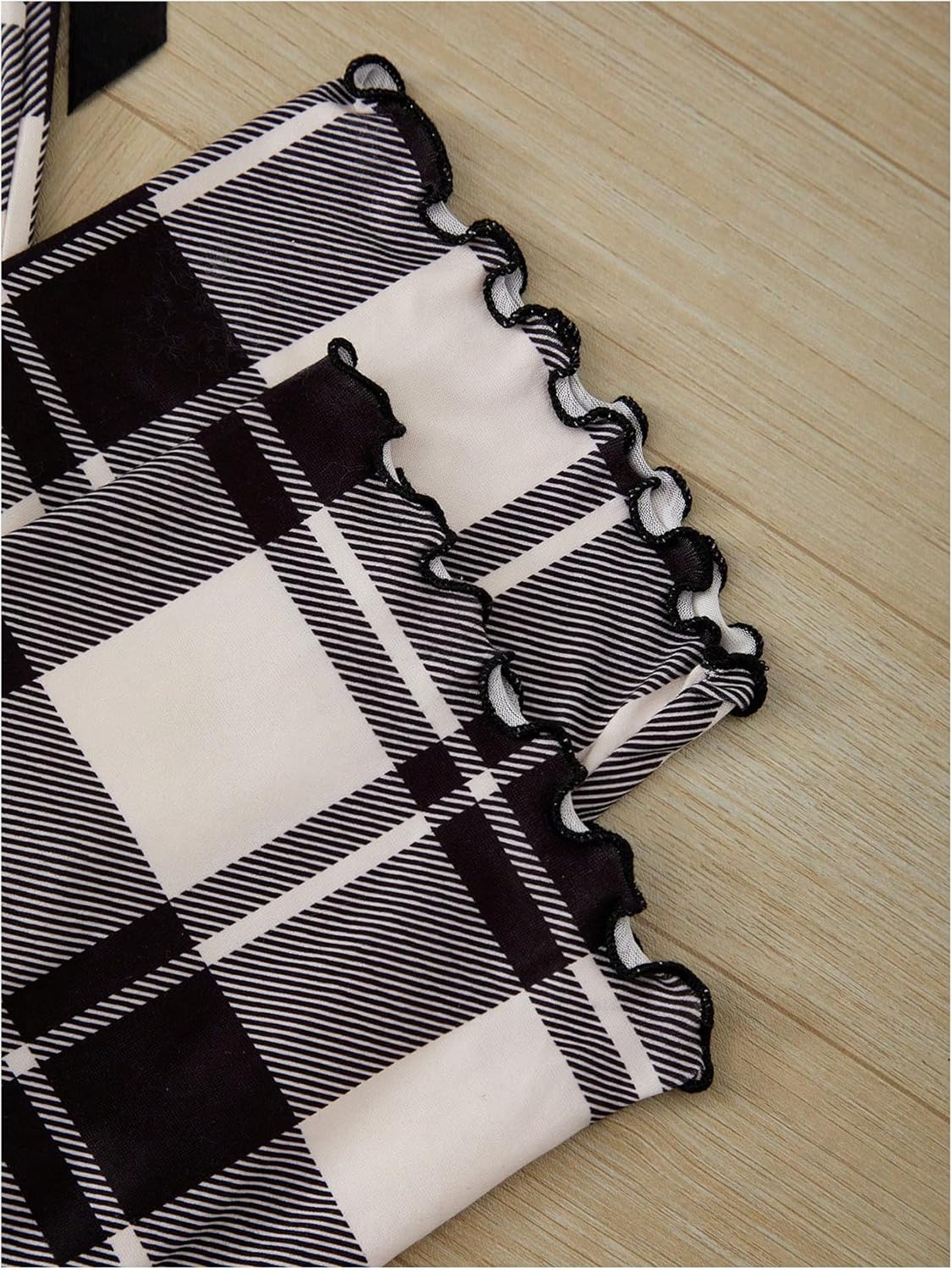 Milumia Women's Pajama set 3 Piece Plaid Plaid Shorts Pants Lounge Pj Sets Sleepwear - Image 6