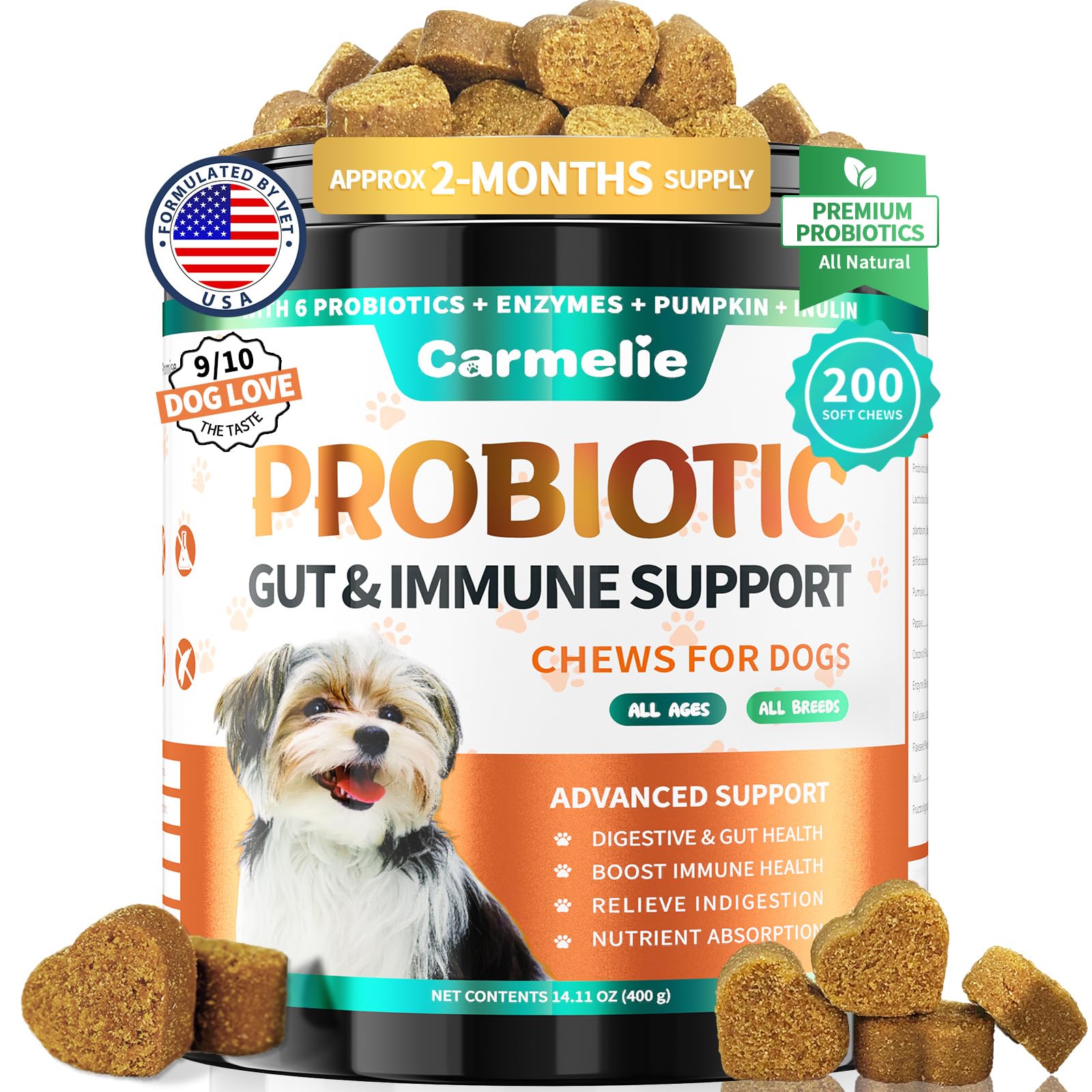 Carmelie Probiotics for Dogs