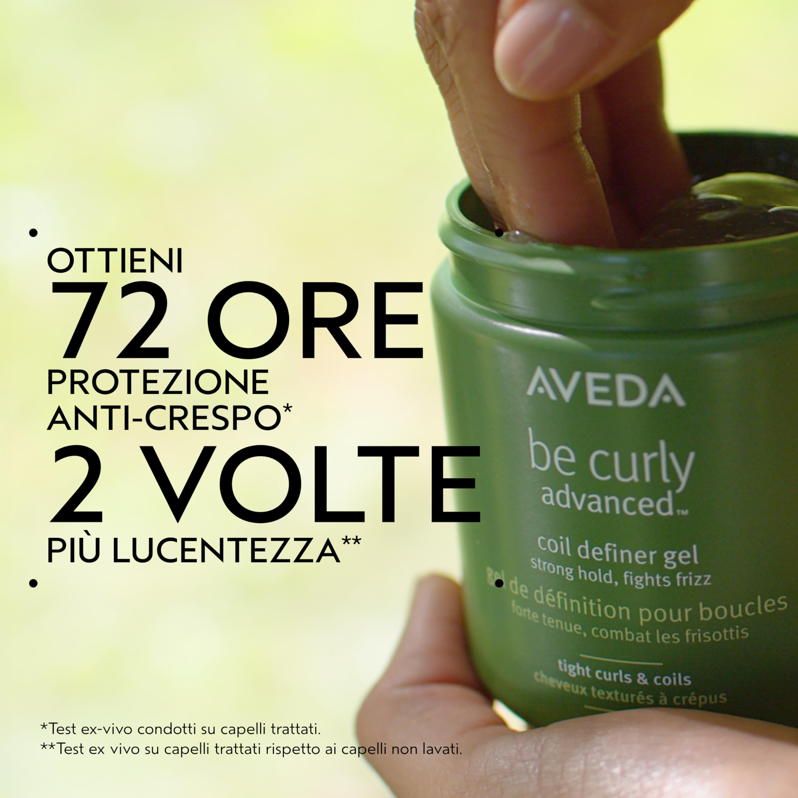 Aveda Be Curly Advanced Gel definizione capelli ricci - Gel per capelli ricci ad alta tenuta - Definisce e protegge dall’umidità - Senza siliconi (250 ml)